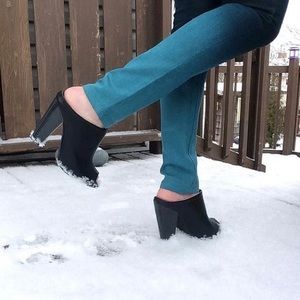 BAMBOO BACKLESS HEELS